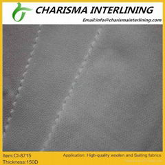 100% pp woven interlining 8715