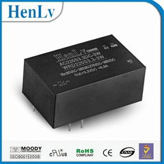 PCB mounted input 220v to 05v dc single output ac dc converter