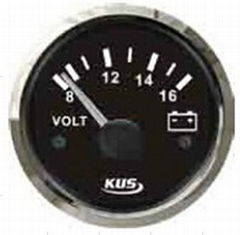 Volt gauge for yacht