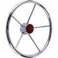 stainless steel marine steering wheel 3 spokes /5 spokes