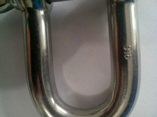 stainless steel AISI304 AISI316 bow shackle 4