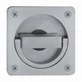 Stainless steel boat hardware flush ring pull 2