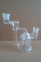 transparent glasspipe of waterpipe with smoking set