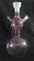 pink shisha hookah of glassware with