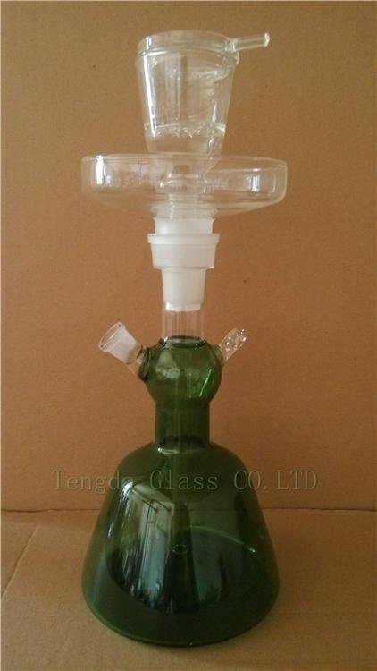 different colors of glass hookah with accessories 2