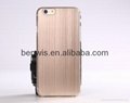 BENWIS  metal wire drawing stripe veins phone case for iphone  3