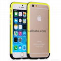  Newest Hybrid dual color PC + TPU bumper case for iPhone 6 4.7 inch