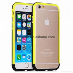 Newest Hybrid dual color PC + TPU bumper case for iPhone 6 4.7 inch