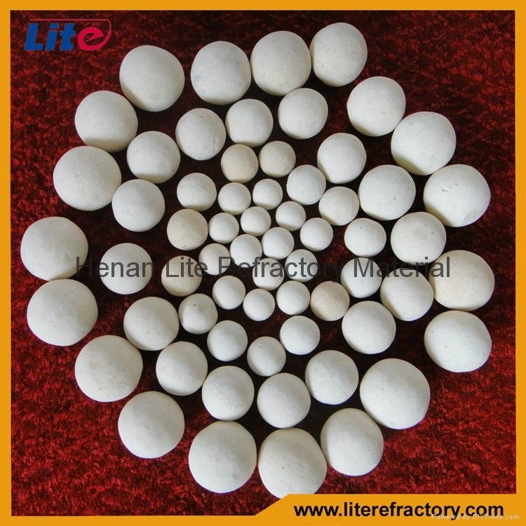 Heating furnace used Corundum ceramic regenerative ball for sell 3