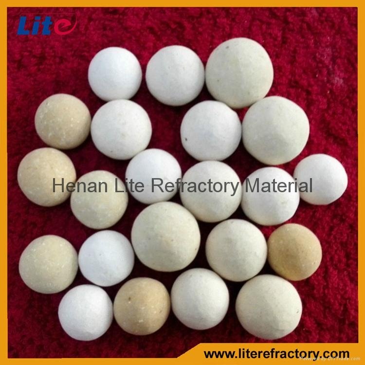 Heating furnace used Corundum ceramic regenerative ball for sell 4
