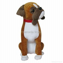  plush simulation boxer Adog stuffed toys