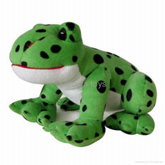 3D plush frog toys