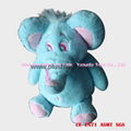 big belly Plush simulation elephants 3