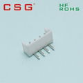 	2.50mm pitch straight angle 4pin pcb wafer connector 4