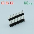 2.54mm,H2.5mm 2x3 smd male female pin header 5