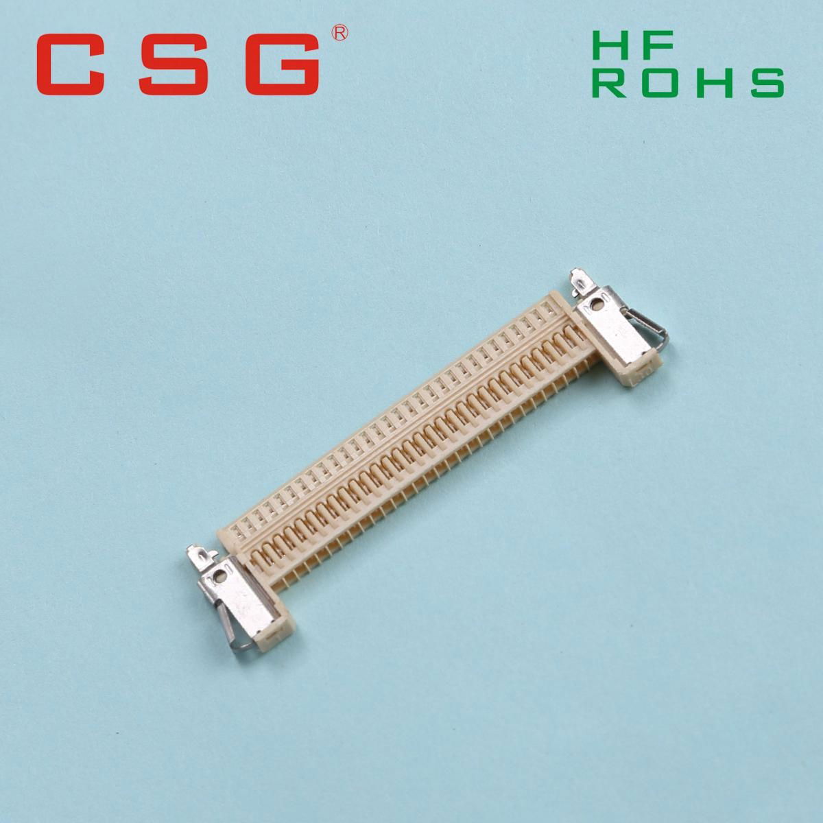 Right angle 30 pin 1.0 mm wafer housing SMT connector 2