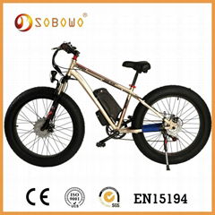 Fat tyre SOBOWO S19 brushless Electric Bike 2015