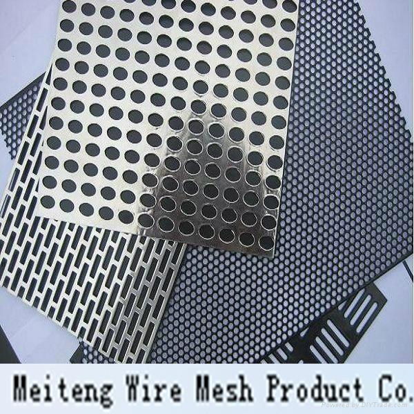 Hot high quality stainless punched perforated metal 5