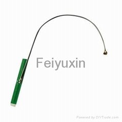 2dBi 2.4G Wi-Fi PCB with open 1.13mm black coaxial cable L=145mm
