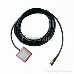 25x25x4mm ceramic GPS+BD antenna with RG174 coaxial Cable SMA Male L=3m