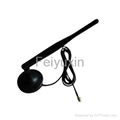 5dBi GSM Rubber Antenna with magnet, RG174 Cable