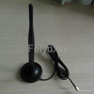 5dBi GSM Rubber Antenna with magnet, RG174 Cable 2