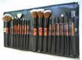 18pcs wood handle makeup brush set face brush cosmetic brush 4