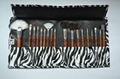 18pcs wood handle makeup brush set face brush cosmetic brush 6