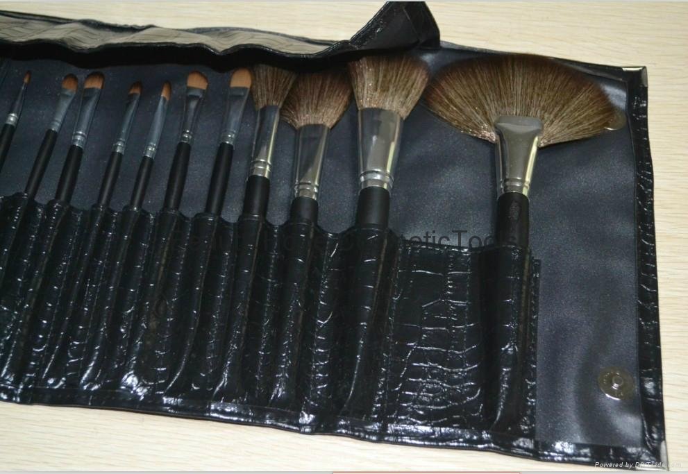 19pcs wood handle makeup brush set face brush cosmetic brush 3
