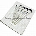 20pcs wood handle makeup brush set face brush cosmetic brush white 2