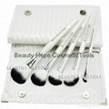 20pcs wood handle makeup brush set face brush cosmetic brush white 6