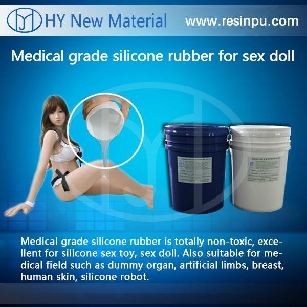 Liquid platinum cure silicone rubber for adult women sex toys making  4
