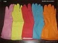 Latex household gloves 6