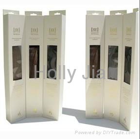 Luxury Gold Foil Human Hair Packaging Box with Window