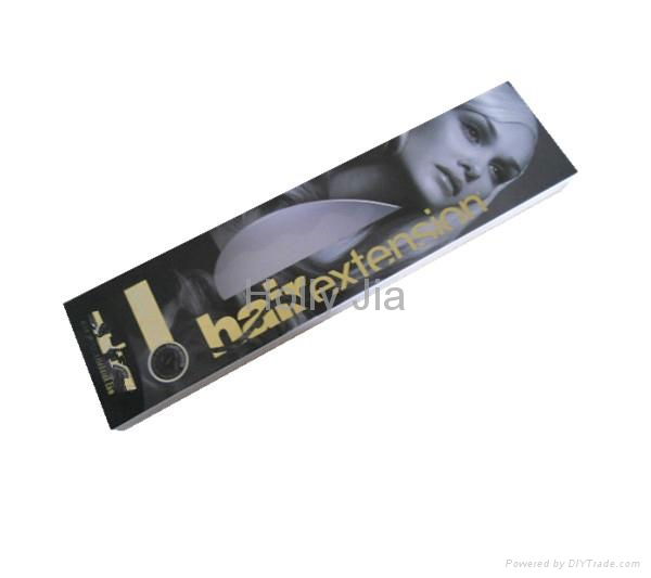 Luxury Gold Foil Human Hair Packaging Box with Window 4