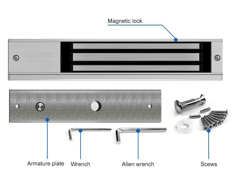 EL-600ST Single Magnetic Door Lock LED Monitored Door Status  3