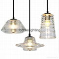 Stylish glass pendant light 3