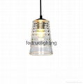 Stylish glass pendant light 4