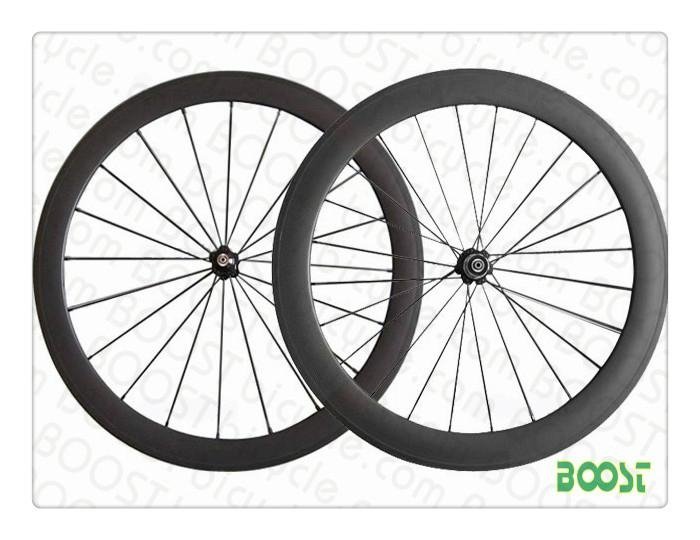 50mm+60mm tubular carbon racing bicycle wheels  1