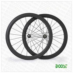 BOOST 25mm width 50mm Carbonbikes clincher wheelsets