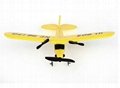 glider electric rc airplane remote control radio powerup foam material 2