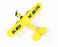 glider electric rc airplane remote control radio powerup foam material