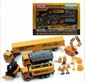 educational toys for children engineering truck digger truck and trailers Pullback Racers
