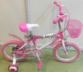 Direct factory new design pink color bicycle for girls  1