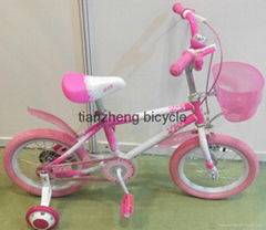 Direct factory new design pink color bicycle for girls 