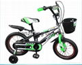 China hot selling green and black frame kids bike  1