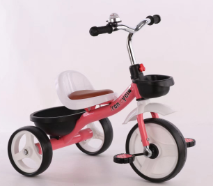 Two seat kids tricycle made in china 