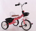 Two seat kids tricycle made in china