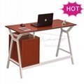 Wholesale Wooden and Metal Computer Desk with File Cabinet 2