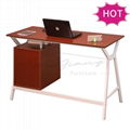 Wholesale Wooden and Metal Computer Desk with File Cabinet 3